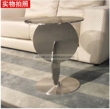 Load image into Gallery viewer, Minotti side several Nordic Light luxury simple corner table living room creative Italian design gold round sofa bedside table