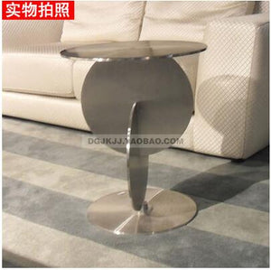 Minotti side several Nordic Light luxury simple corner table living room creative Italian design gold round sofa bedside table