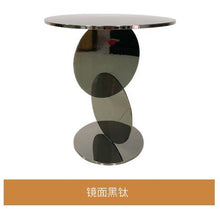 Load image into Gallery viewer, Minotti side several Nordic Light luxury simple corner table living room creative Italian design gold round sofa bedside table
