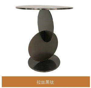 Minotti side several Nordic Light luxury simple corner table living room creative Italian design gold round sofa bedside table