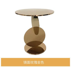 Minotti side several Nordic Light luxury simple corner table living room creative Italian design gold round sofa bedside table