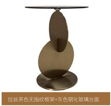 Load image into Gallery viewer, Minotti side several Nordic Light luxury simple corner table living room creative Italian design gold round sofa bedside table