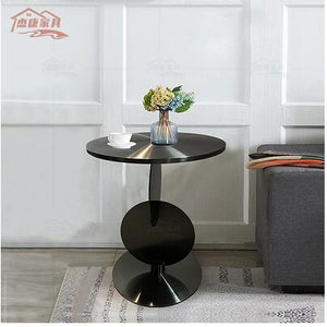 Minotti side several Nordic Light luxury simple corner table living room creative Italian design gold round sofa bedside table