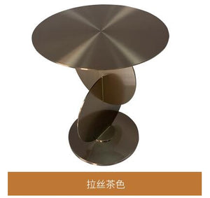 Minotti side several Nordic Light luxury simple corner table living room creative Italian design gold round sofa bedside table