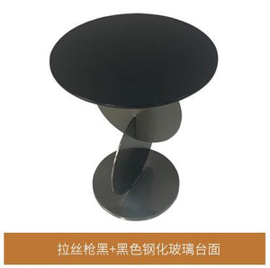 Minotti side several Nordic Light luxury simple corner table living room creative Italian design gold round sofa bedside table