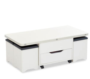 Creative home furniture folding coffee table dining table for Living room dining room moveable lifting side table
