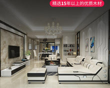 Load image into Gallery viewer, Simple and modern leather art small family intelligent creative leather sofa