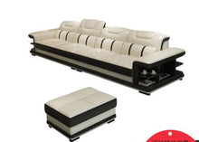 Load image into Gallery viewer, Simple and modern leather art small family intelligent creative leather sofa