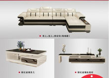 Load image into Gallery viewer, Simple and modern leather art small family intelligent creative leather sofa