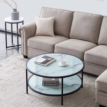 Load image into Gallery viewer, Living Room Furniture Double Layer  Rectangle Glass Coffee Table Clear Home Furniture Side Table Coffee Table For Living Room