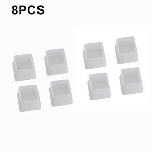 8/16pcs Furniture Chair Leg Caps Rubber Feet Protector Table Feet Cover Floor Protector Non-slip Desk Chair Pad Mat Caps Foot