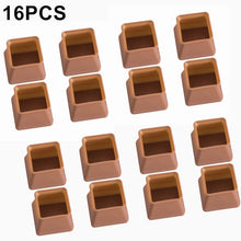 Load image into Gallery viewer, 8/16pcs Furniture Chair Leg Caps Rubber Feet Protector Table Feet Cover Floor Protector Non-slip Desk Chair Pad Mat Caps Foot
