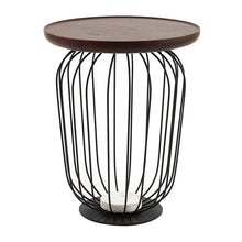 Load image into Gallery viewer, Nordic ins wind floor lamp living room light luxury solid wood coffee table side table wireless charging bedroom bedside vertica