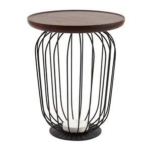 Nordic ins wind floor lamp living room light luxury solid wood coffee table side table wireless charging bedroom bedside vertica