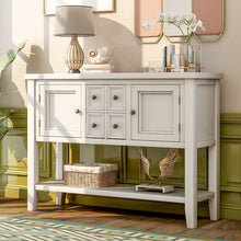 Load image into Gallery viewer, Kitchen Furnirures Buffet Sideboard Console Table With Bottom Shelf Kitchen Cabinet Modern Wooden Container House Furniture