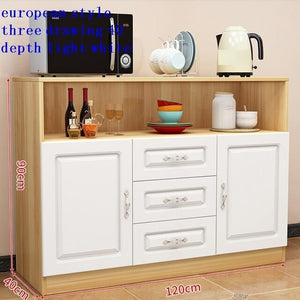 Shabby Chic Organizador Modernos Carrito Console American Cabinet Meuble Buffet Cupboard Kitchen Cocina Side Table Furniture