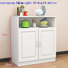 Load image into Gallery viewer, Shabby Chic Organizador Modernos Carrito Console American Cabinet Meuble Buffet Cupboard Kitchen Cocina Side Table Furniture