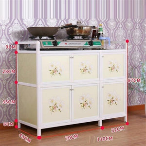 China Sideboard Console Furniture Bestek Lade End Tables Sidebord Mueble Cocina Cabinet Aluminum Alloy Meuble Buffet Cupboard