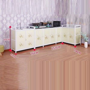 China Sideboard Console Furniture Bestek Lade End Tables Sidebord Mueble Cocina Cabinet Aluminum Alloy Meuble Buffet Cupboard