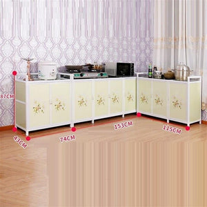 China Sideboard Console Furniture Bestek Lade End Tables Sidebord Mueble Cocina Cabinet Aluminum Alloy Meuble Buffet Cupboard