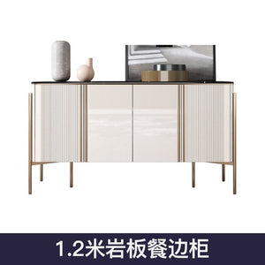 Light luxury rock sideboard living room household Nordic integrated living room tea table cabinet storage furniture living room