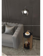 Load image into Gallery viewer, Nordic floor lamp living room bedroom bedside luxury creative high-grade glass desktop coffee table sofa side vertical table lam