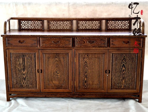 Mahogany furniture mahogany wood lockers wooden sideboard tea cabinet cabinet antique Ming and Qing Chinese Restaurant